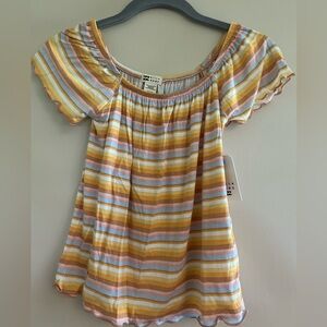 Billabong girls summer striped top